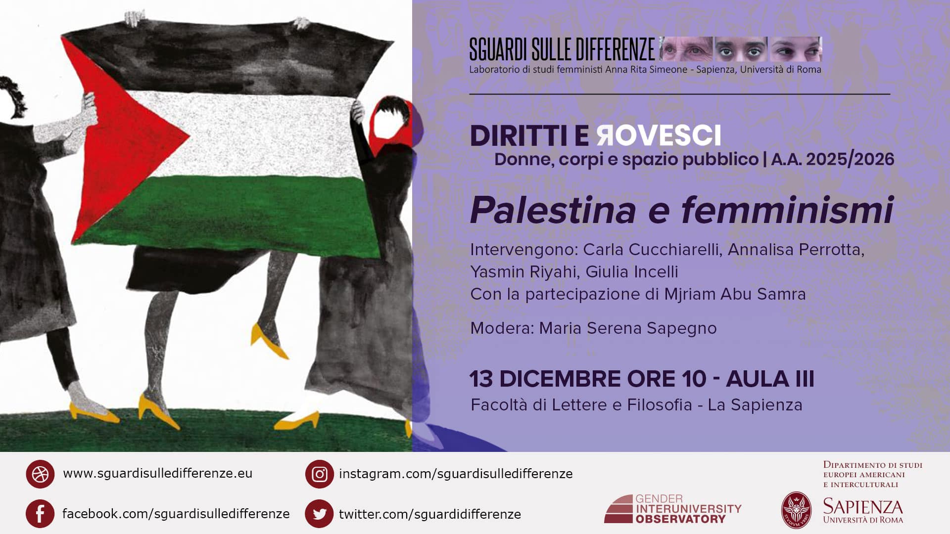 Locandina incontro 13 dicembre