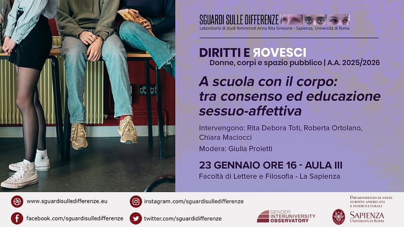 Locandina incontro 23 gennaio